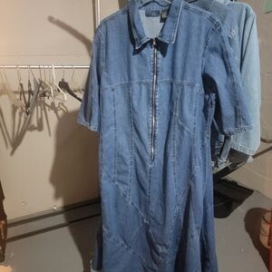 Blue Denim Dress